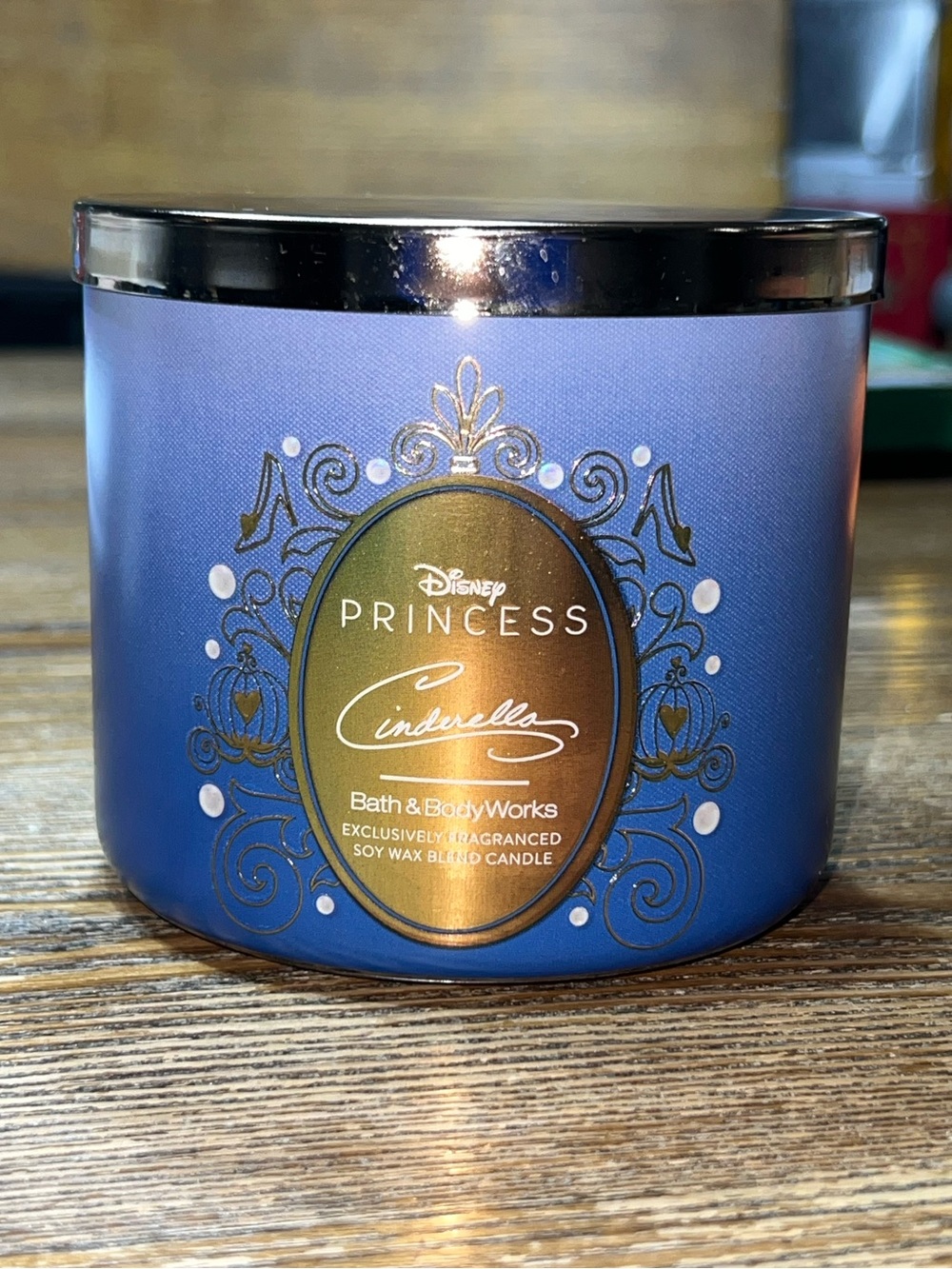 Bath & Body Works Disney Princess 3 Wick Candle - Cinderella - NEW
